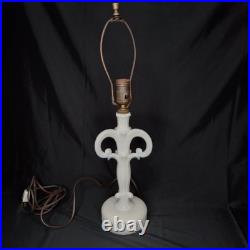 Uranium Glass Old Formula Alacite Boudoir Lamp By Aladdin UV Reactive 1939