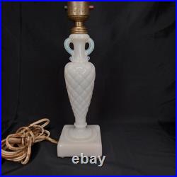 Uranium Glass Old Formula Alacite Boudoir Lamp By Aladdin UV Reactive 1939