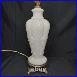 Uranium Glass Old Formula Alacite Boudoir Lamp By Aladdin UV Reactive 1939 Uranium Glass Old Formula Alacite Boudoir Lamp By Aladdin UV Reactive 1939