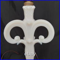 Uranium Glass Old Formula Alacite Boudoir Lamp By Aladdin UV Reactive 1939