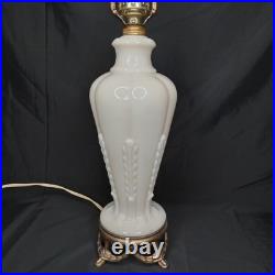 Uranium Glass Old Formula Alacite Boudoir Lamp By Aladdin UV Reactive 1939