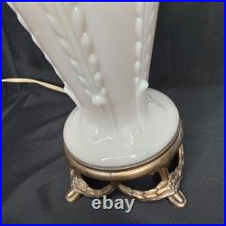 Uranium Glass Old Formula Alacite Boudoir Lamp By Aladdin UV Reactive 1939