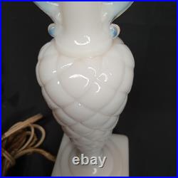 Uranium Glass Old Formula Alacite Boudoir Lamp By Aladdin UV Reactive 1939