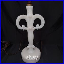 Uranium Glass Old Formula Alacite Boudoir Lamp By Aladdin UV Reactive 1939