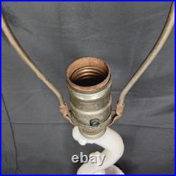 Uranium Glass Old Formula Alacite Boudoir Lamp By Aladdin UV Reactive 1939