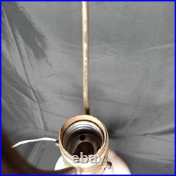 Uranium Glass Old Formula Alacite Boudoir Lamp By Aladdin UV Reactive 1939