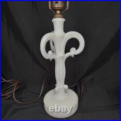 Uranium Glass Old Formula Alacite Boudoir Lamp By Aladdin UV Reactive 1939