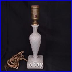 Uranium Glass Old Formula Alacite Boudoir Lamp By Aladdin UV Reactive 1939