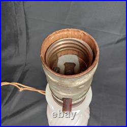 Uranium Glass Old Formula Alacite Boudoir Lamp By Aladdin UV Reactive 1939