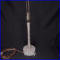 Uranium Glass Old Formula Alacite Boudoir Lamp By Aladdin UV Reactive 1939