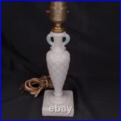 Uranium Glass Old Formula Alacite Boudoir Lamp By Aladdin UV Reactive 1939