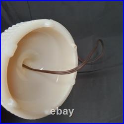 Uranium Glass Old Formula Alacite Boudoir Lamp By Aladdin UV Reactive 1939