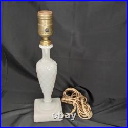 Uranium Glass Old Formula Alacite Boudoir Lamp By Aladdin UV Reactive 1939