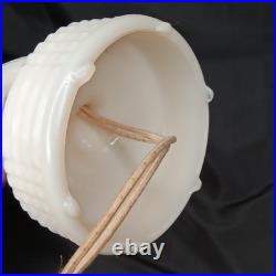 Uranium Glass Old Formula Alacite Boudoir Lamp By Aladdin UV Reactive 1939