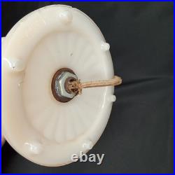 Uranium Glass Old Formula Alacite Boudoir Lamp By Aladdin UV Reactive 1939