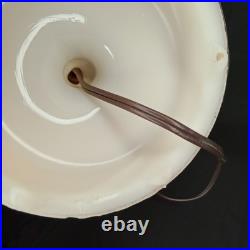 Uranium Glass Old Formula Alacite Boudoir Lamp By Aladdin UV Reactive 1939