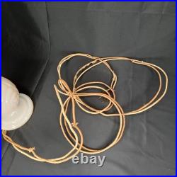 Uranium Glass Old Formula Alacite Boudoir Lamp By Aladdin UV Reactive 1939 Uranium Glass Old Formula Alacite Boudoir Lamp By Aladdin UV Reactive 1939