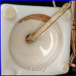 Uranium Glass Old Formula Alacite Boudoir Lamp By Aladdin UV Reactive 1939