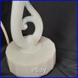 Uranium Glass Old Formula Alacite Boudoir Lamp Set Of 2 Aladdin UV Reactive 1939