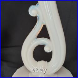 Uranium Glass Old Formula Alacite Boudoir Lamp Set Of 2 Aladdin UV Reactive 1939