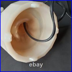 Uranium Glass Old Formula Alacite Boudoir Lamp Set Of 2 Aladdin UV Reactive 1939