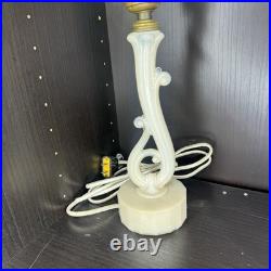 Uranium glass Lamp aladdin Alacite Glass Boudoir Lamp Art deco vintage