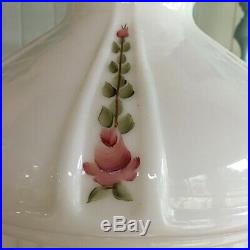 Used Aladdin oil lamp # 23 bought in 1999 hand painted and signed 1998