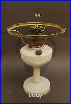 VINTAGE 1930'S Aladdin Lincoln Drape Oil Kerosene Lamp with Shade