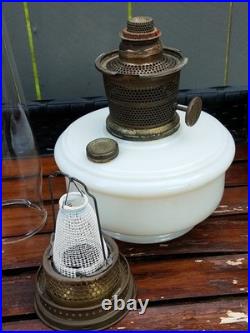 VINTAGE ALADDIN ALACITE WALL BRACKET LAMP #0153 Model B Burner