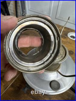 VINTAGE ALADDIN CABOOSE Railroad Kerosene Oil Lamp + Wall Mount Bracket Flexible