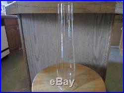 VINTAGE ALADDIN KEROSENE OIL LAMP LOX ON GLASS CHIMNEY B-C-12 WithBOX NOS PYREX