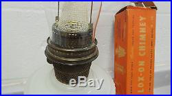 VINTAGE ALADDIN MOONSTONE SOLITAIRE OIL KEROSENE LAMP 1938 only 1000 made