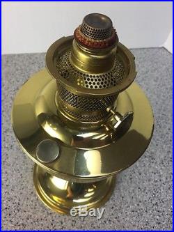 VINTAGE Aladdin #23 Burner & Brass Base Stand Oil Lamp FREE PRIORITY SHIPPING
