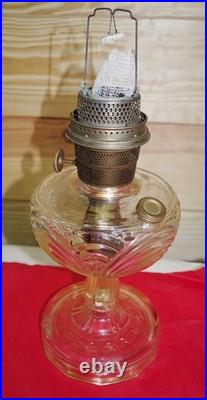 VINTAGE Aladdin Clear Washington Drape Oil Lamp Nu-Type Model B withLox-On Mantle