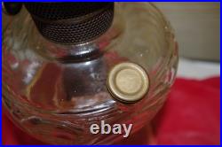 VINTAGE Aladdin Clear Washington Drape Oil Lamp Nu-Type Model B withLox-On Mantle