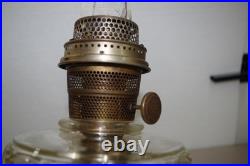 VINTAGE Aladdin Clear Washington Drape Oil Lamp Nu-Type Model B withLox-On Mantle