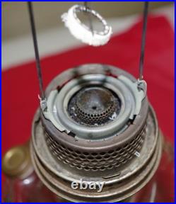 VINTAGE Aladdin Clear Washington Drape Oil Lamp Nu-Type Model B withLox-On Mantle