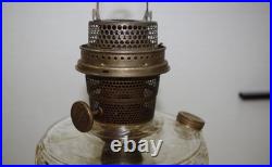 VINTAGE Aladdin Clear Washington Drape Oil Lamp Nu-Type Model B withLox-On Mantle