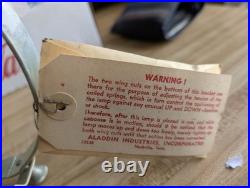 VINTAGE Aladdin Lamp L &N Railroad Train Caboose Wall Mount ACCESSORIES NOS