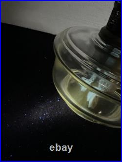 VINTAGE Aladdin Nu-Type Model B Glass Oil Lamp Base, Chimney 19.5 USA Rare