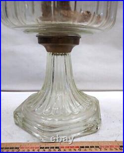 VINTAGE Aladdin Oil Lamp Corinthian 1936 Model B Burner With Chimney