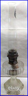 VINTAGE Aladdin Oil Lamp Corinthian 1936 Model B Burner With Chimney