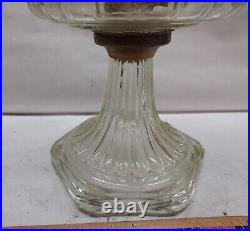 VINTAGE Aladdin Oil Lamp Corinthian 1936 Model B Burner With Chimney