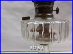 VINTAGE Aladdin Oil Lamp Corinthian 1936 Model B Burner With Chimney