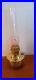 VINTAGE BRASS ALADDIN No. 23 OIL LAMP BODY Glass Great Condition (B5)