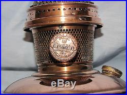 VINTAGE No. 12 ALADDIN OIL-KEROSENE LAMP BRASS FONT & BURNER 1928-1935 ANTIQUE