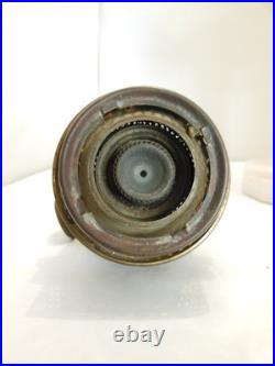 VTG 1940's ALADDIN LIGHT PINK ALACITE GLASS OIL LAMP MODEL B TALL LINCOLN DRAPE