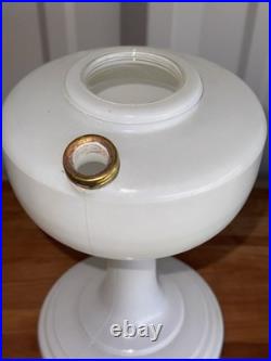 VTG ALADDIN ALACITE SIMPLICITY White Lamp WithEverything New Except The Oil Cap