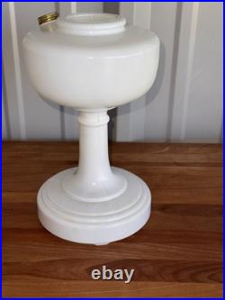 VTG ALADDIN ALACITE SIMPLICITY White Lamp WithEverything New Except The Oil Cap