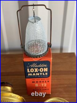 VTG ALADDIN ALACITE SIMPLICITY White Lamp WithEverything New Except The Oil Cap